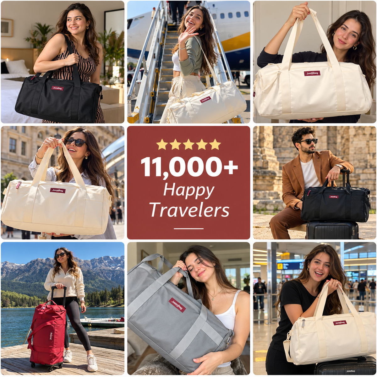 Jenni Travel Bag 2.0 – Convertible Garment, Duffel & Rolling Travel Bag