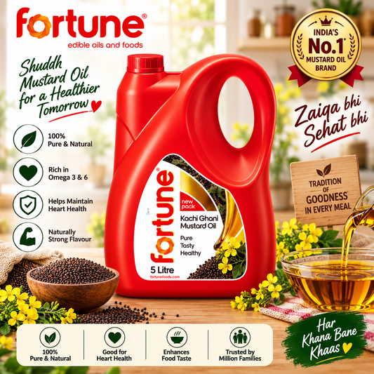 Premium 3-in-1 Cooking Oil Mega Combo – Fortune Mustard Oil 5L + Tirupati Cottonseed Oil 15L + Parachute Coconut Oil 1L