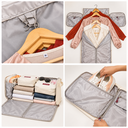 Jenni Travel Bag 2.0 – Convertible Garment, Duffel & Rolling Travel Bag
