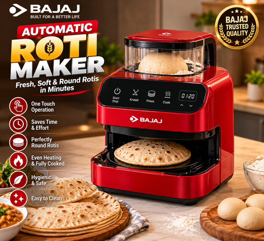 BAJAJ Smart Automatic Roti Maker – Fresh & Soft Rotis in
