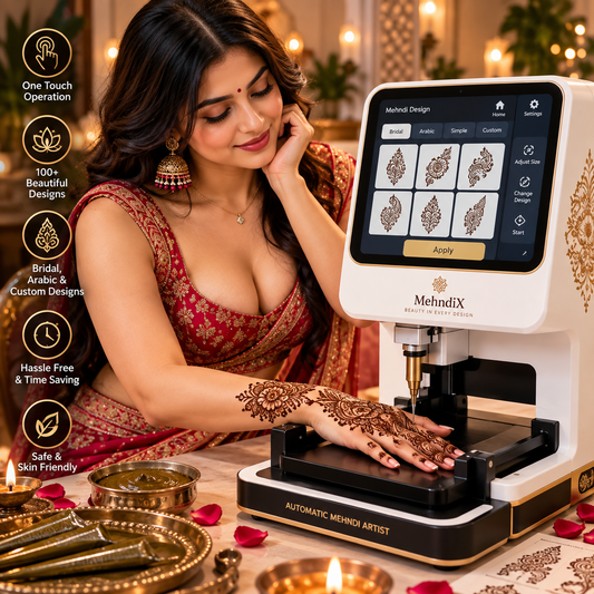 ❤️ MehndiX Smart Automatic Mehndi Machine – Beautiful Bridal Designs in One Touch