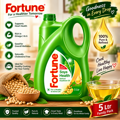 Mega Family Daily Essentials Combo Pack – 5L Fortune Oil + 5KG Makhan Chor Basmati Rice + 10KG Aashirvaad Atta + 5KG Tata Sampann Sugar